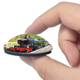 Minehead West Somerset Railway UK England 3D Fridge Magnet Crystal Glass