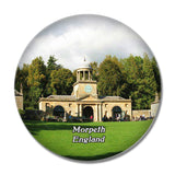 Morpeth Wallington Hall UK England 3D Fridge Magnet Crystal Glass