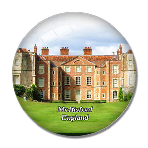 Mottisfont Abbey UK England 3D Fridge Magnet Crystal Glass