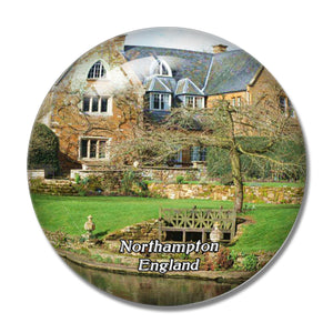 Northampton Coton Manor Gardens UK England 3D Fridge Magnet Crystal Glass