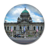 Northern Ireland Belfast City Hall UK England 3D Fridge Magnet Crystal Glass