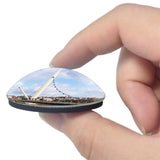 Northern Ireland Peace bridge UK England 3D Fridge Magnet Crystal Glass