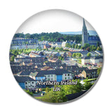 Northern Ireland Walled City Londonderry UK England 3D Fridge Magnet Crystal Glass