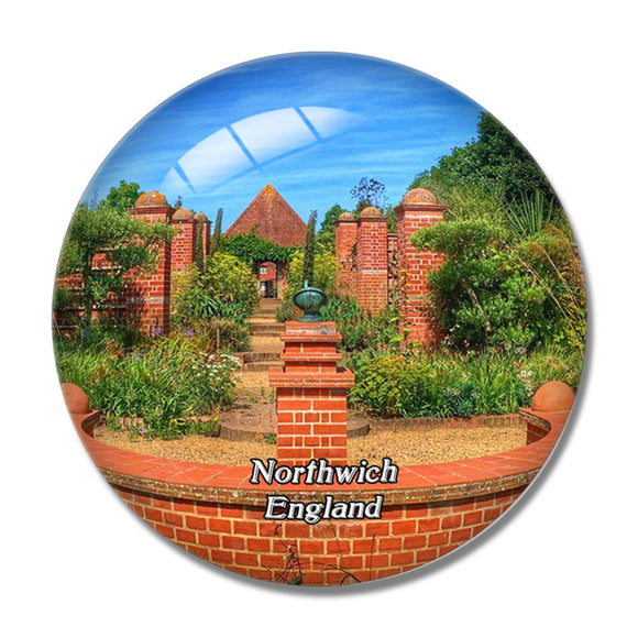 Norwich East Ruston Old Vicarage Garden UK England 3D Fridge Magnet Crystal Glass