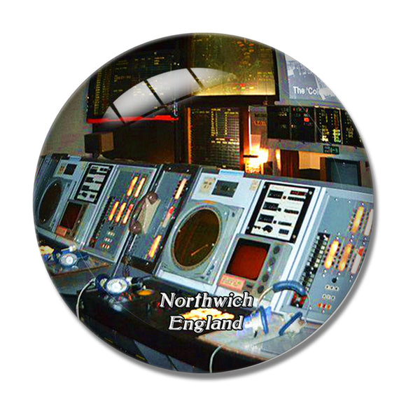 Norwich RAF Air Defence Radar Museum UK England 3D Fridge Magnet Crystal Glass