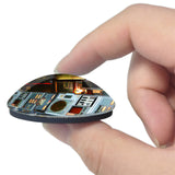 Музей радаров ПВО Королевских ВВС в Норидже, Великобритания, Англия, 3D-магнит на холодильник, хрустальное стекло