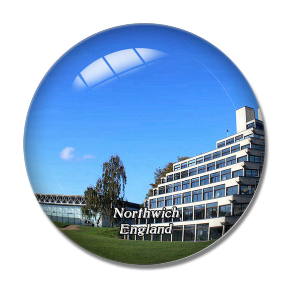 Norwich Sainsbury Centre for Visual Arts UK England 3D Fridge Magnet Crystal Glass