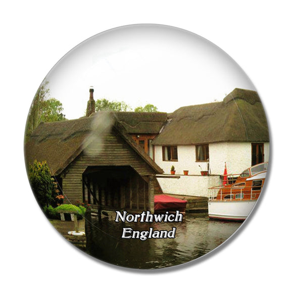 Norwich The Broads National Park UK England 3D Fridge Magnet Crystal Glass