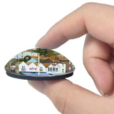 Old Town Hastings UK England 3D Fridge Magnet Crystal Glass