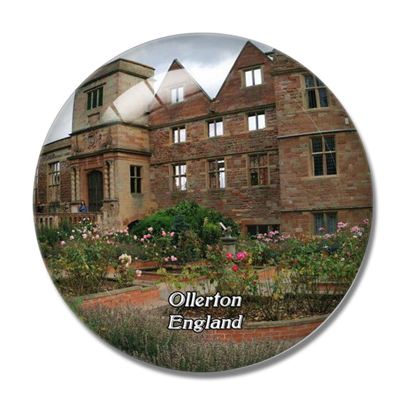 Ollerton Ruf Abbey Country Park UK England 3D Fridge Magnet Crystal Glass