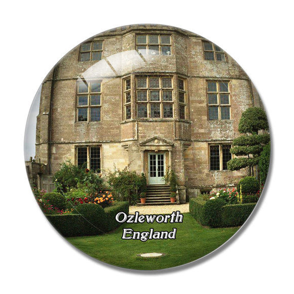 Ozleworth Newark Park UK England 3D Fridge Magnet Crystal Glass