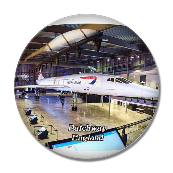 Patchway Aerospace Bristol UK England 3D Fridge Magnet Crystal Glass