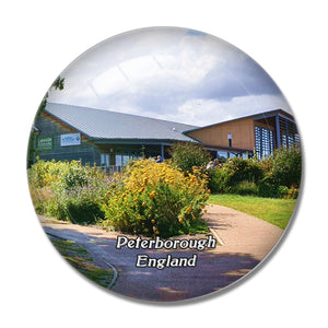 Peterborough Dux Ferry Meadows Country Park UK England 3D Fridge Magnet Crystal Glass