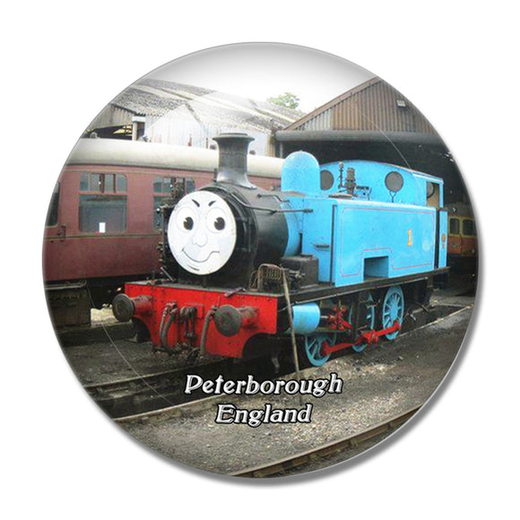 Peterborough Nene Valley Railway UK England 3D Fridge Magnet Crystal Glass