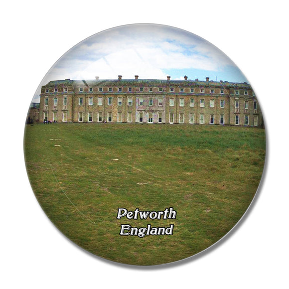 Petworth House and Park UK England 3D Fridge Magnet Crystal Glass