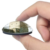 Portchester Castle UK England 3D Fridge Magnet Crystal Glass