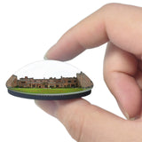 Ravenglass Muncaster Castle UK England 3D Fridge Magnet Crystal Glass