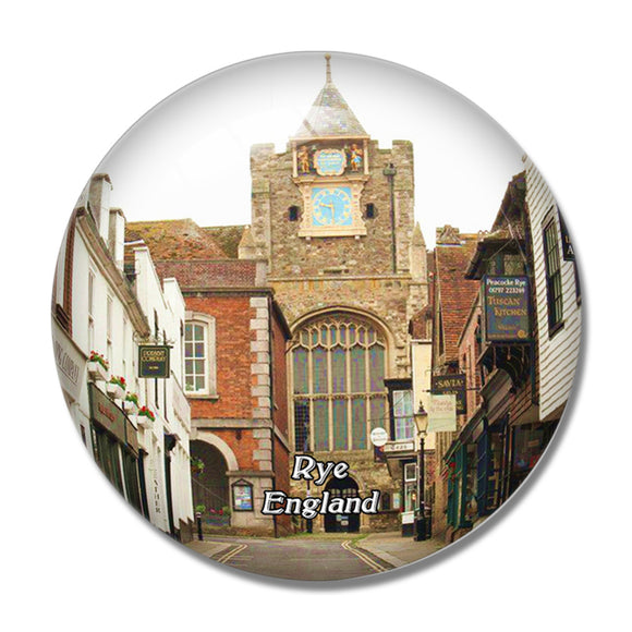 Rye St. Mary's Parish Church UK England 3D Fridge Magnet Crystal Glass