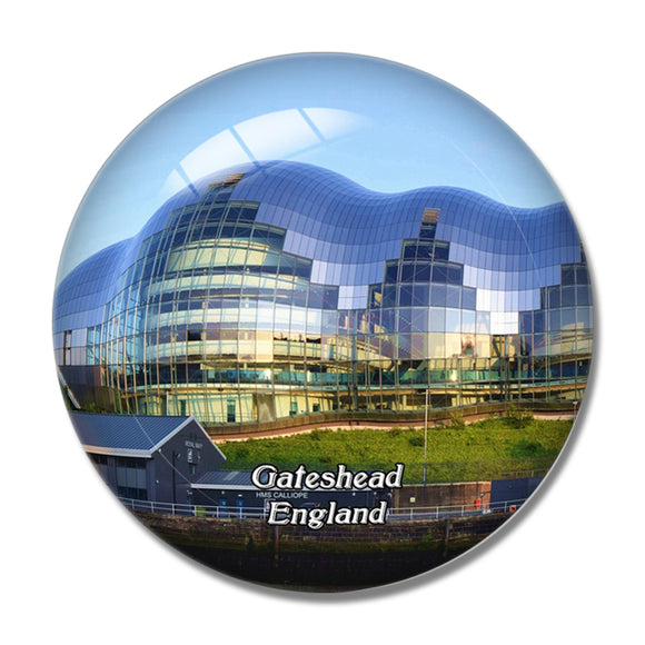 Sage Gateshead UK England 3D Fridge Magnet Crystal Glass