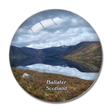 Scotland Ballater Loch Muick UK England 3D Fridge Magnet Crystal Glass