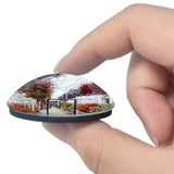 Scotland Aberdeen Duthie Park Winter Gardens UK England 3D Fridge Magnet Crystal Glass