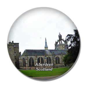 Scotland Aberdeen King's College Chapel UK England 3D Fridge Magnet Crystal Glass