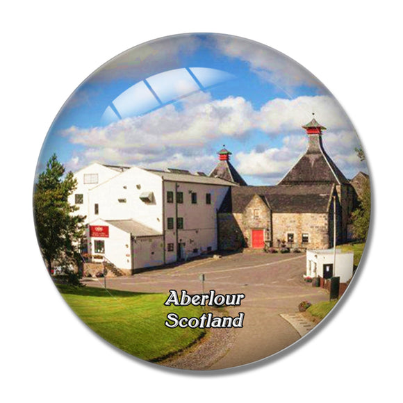 Scotland Aberlour Cardhu Distillery UK England 3D Fridge Magnet Crystal Glass