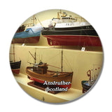 Scotland Anstruther The Scottish Fisheries Museum UK England 3D Fridge Magnet Crystal Glass