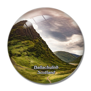 Scotland Ballachulish Glencoe Mountain UK England 3D Fridge Magnet Crystal Glass