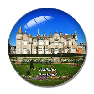 Scotland Ballater Balmoral Castle UK England 3D Fridge Magnet Crystal Glass