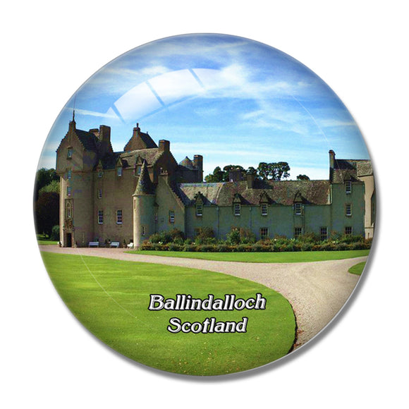 Scotland Ballindalloch Castle UK England 3D Fridge Magnet Crystal Glass