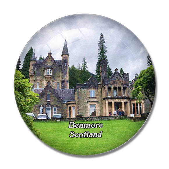 Scotland Benmore Botanic Garden UK England 3D Fridge Magnet Crystal Glass