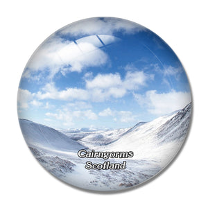 Scotland Cairngorms National Park UK England 3D Fridge Magnet Crystal Glass