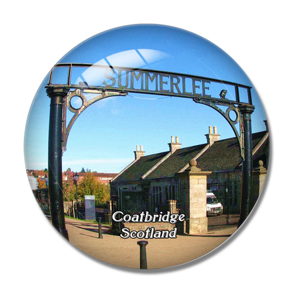 Scotland Coatbridge Summerlee - Museum of Scottish Industrial Life UK England 3D Fridge Magnet Crystal Glass