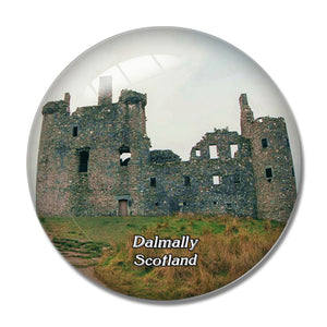 Scotland Dalmally Kilchurn Castle UK England 3D Fridge Magnet Crystal Glass