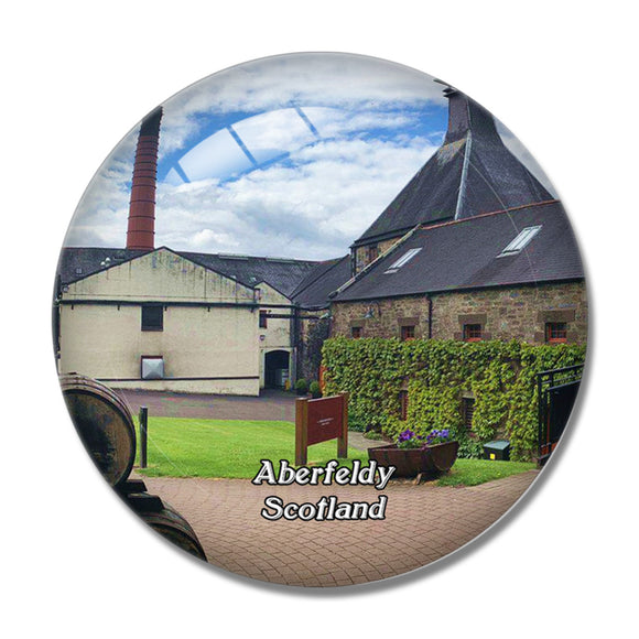 Scotland Dewar¡¯s Aberfeldy Distillery UK England 3D Fridge Magnet Crystal Glass