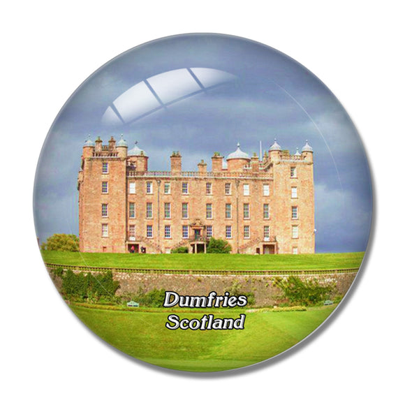 Scotland Dumfries Drumlanrig Castle UK England 3D Fridge Magnet Crystal Glass