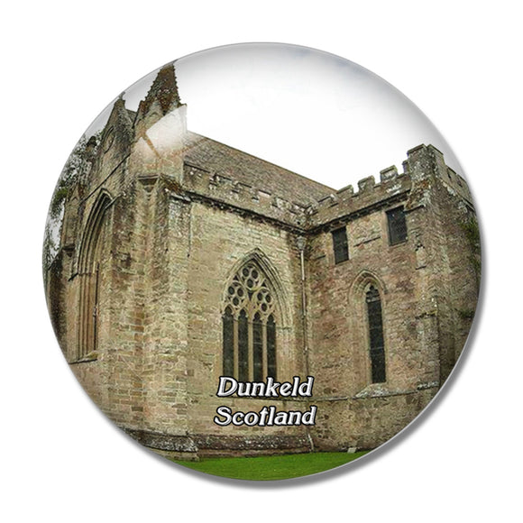 Scotland Dunkeld Cathedral UK England 3D Fridge Magnet Crystal Glass