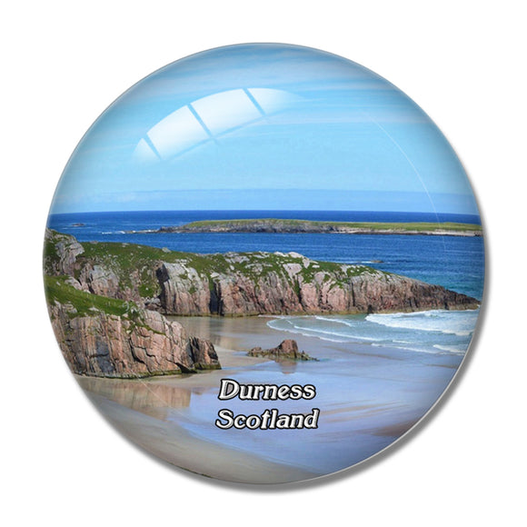 Scotland Durness Beach UK England 3D Fridge Magnet Crystal Glass