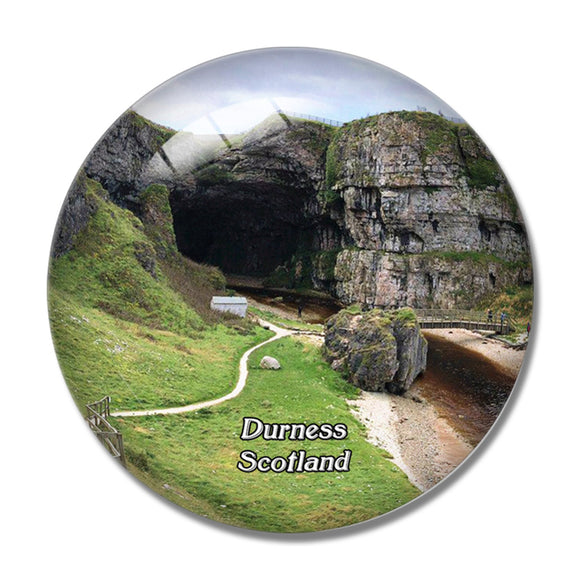 Scotland Durness Smoo Cave UK England 3D Fridge Magnet Crystal Glass