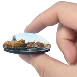 France Seine River Paris 3D Fridge Magnet Crystal Glass