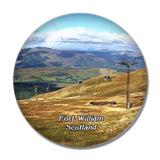 Scotland Fort William Nevis Range Mountain Experience 1 UK England 3D Fridge Magnet Crystal Glass