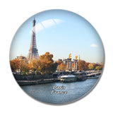 France Seine River Paris 3D Fridge Magnet Crystal Glass