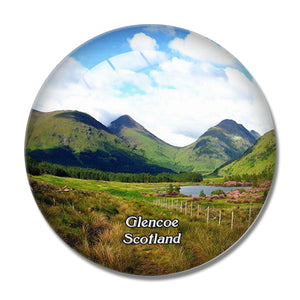 Scotland Glencoe Glen Etive UK England 3D Fridge Magnet Crystal Glass