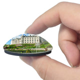 Scotland Golspie Dunrobin Castle and Gardens UK England 3D Fridge Magnet Crystal Glass