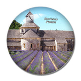 France Senanque Monastery Provence 3D Fridge Magnet Crystal Glass