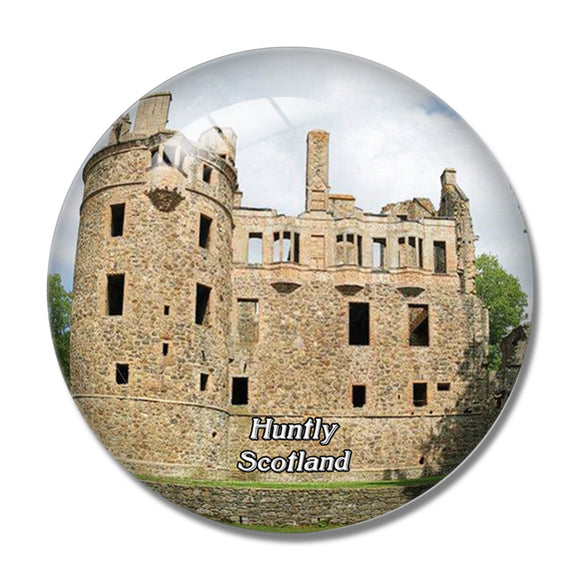 Scotland Huntly Castle UK England 3D Fridge Magnet Crystal Glass