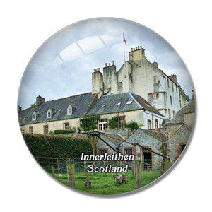 Scotland Innerleithen Traquair House & Brewery UK England 3D Fridge Magnet Crystal Glass