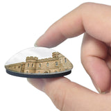 Scotland Jedburgh Castle Jail and Museum UK England 3D Fridge Magnet Crystal Glass