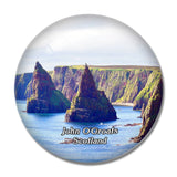 Scotland John O'Groats Duncansby Head UK England 3D Fridge Magnet Crystal Glass